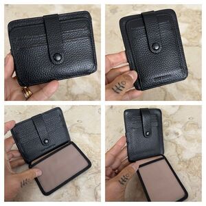 Golf Madam Leather 12 Credit Card Holder | 2 Clear ID Slot Compact Unisex Wallet
